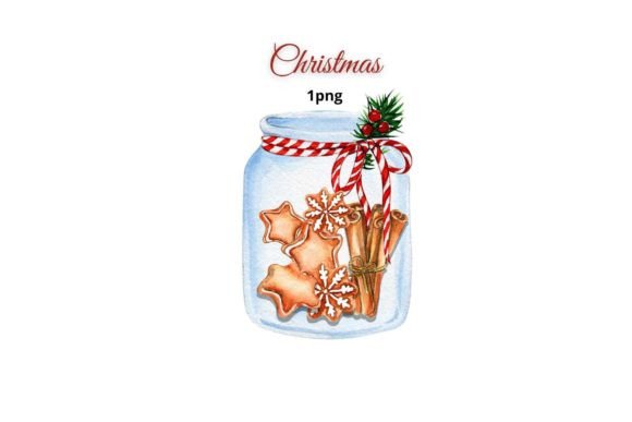 Christmas Composition with Glass Bottle: A Review for Modern Illustrations