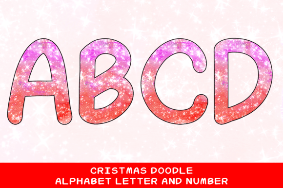 Christmas Doodle Alphabet Letter 108: Festive Illustrations for Handmade Brands