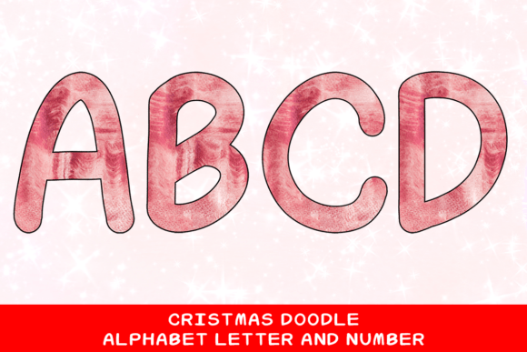 Christmas Doodle Alphabet Letter 112: Festive Illustrations for Local Brands