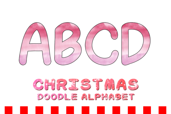 Christmas Doodle Alphabet Letter 128 Review