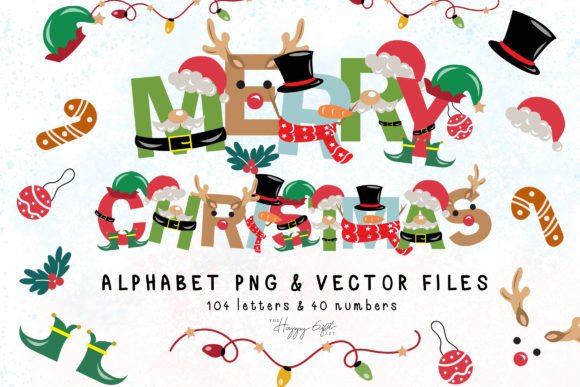 Christmas Letters Numbers Sublimation: A Designer's Review of Festive Illustrations