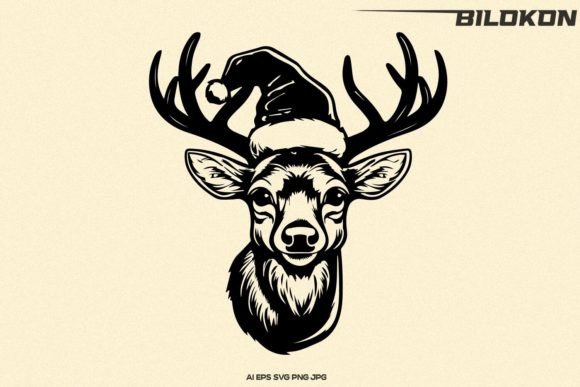 Deer in Santa Hat, Christmas Reindeer: A Designer's Review