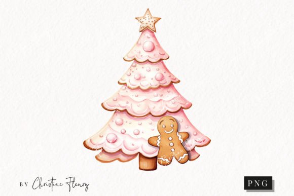 Pink Christmas Tree Cookie Clipart: A Review of Seasonal Illustrations